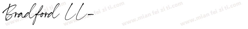 Bradford LL字体转换